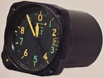 Altimeter manufactured by Conn
